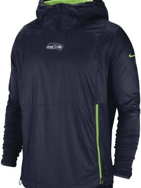 Nike Seattle Seahawks NFL Alpha Fly Rush Pullover Jacket Medium